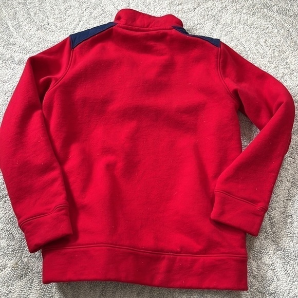 𝅺boys Lands’End Red Sweater Size 10/12 - Picture 4 of 4